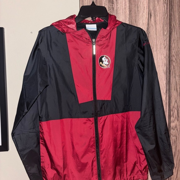 Women’s Colombia Red and Black FSU Jacket - Picture 1 of 3